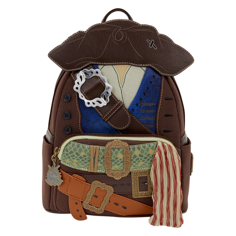 Loungefly Pirates of the Caribbean Jack Sparrow Cosplay Mini-Backpack