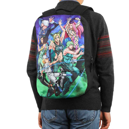 Bioworld Jojo'S Bizarre Adventure Print Laptop Backpack