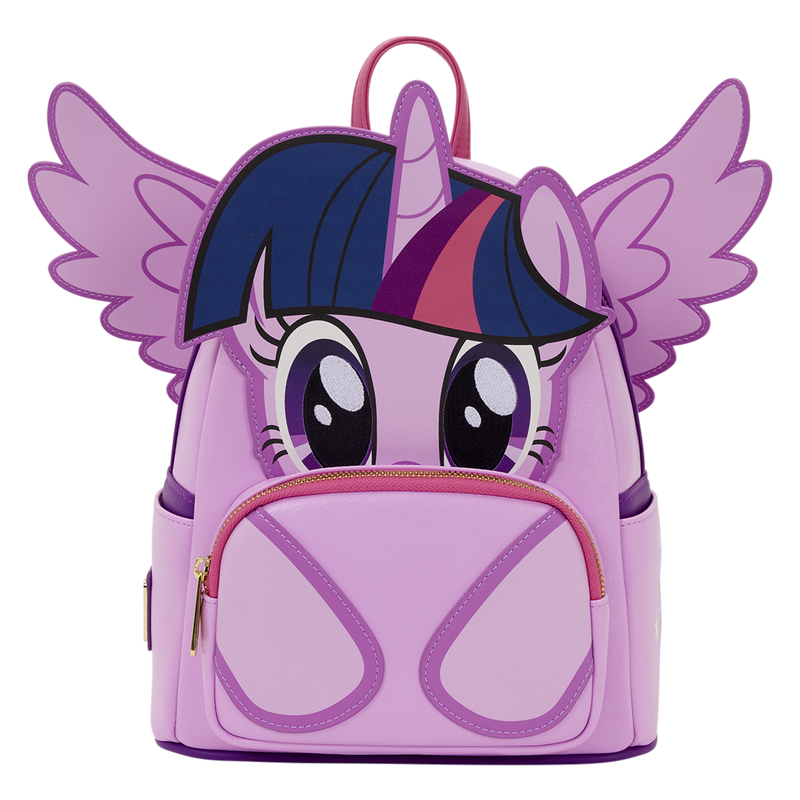 Loungefly My Little Pony Twilight Sparkle Cosplay Glitter Mini Backpack