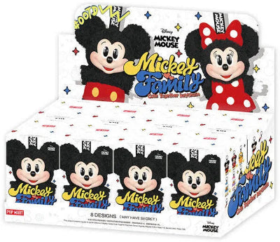 POPMART Mickey Family Cute Together KeyChain Series Blind Box
